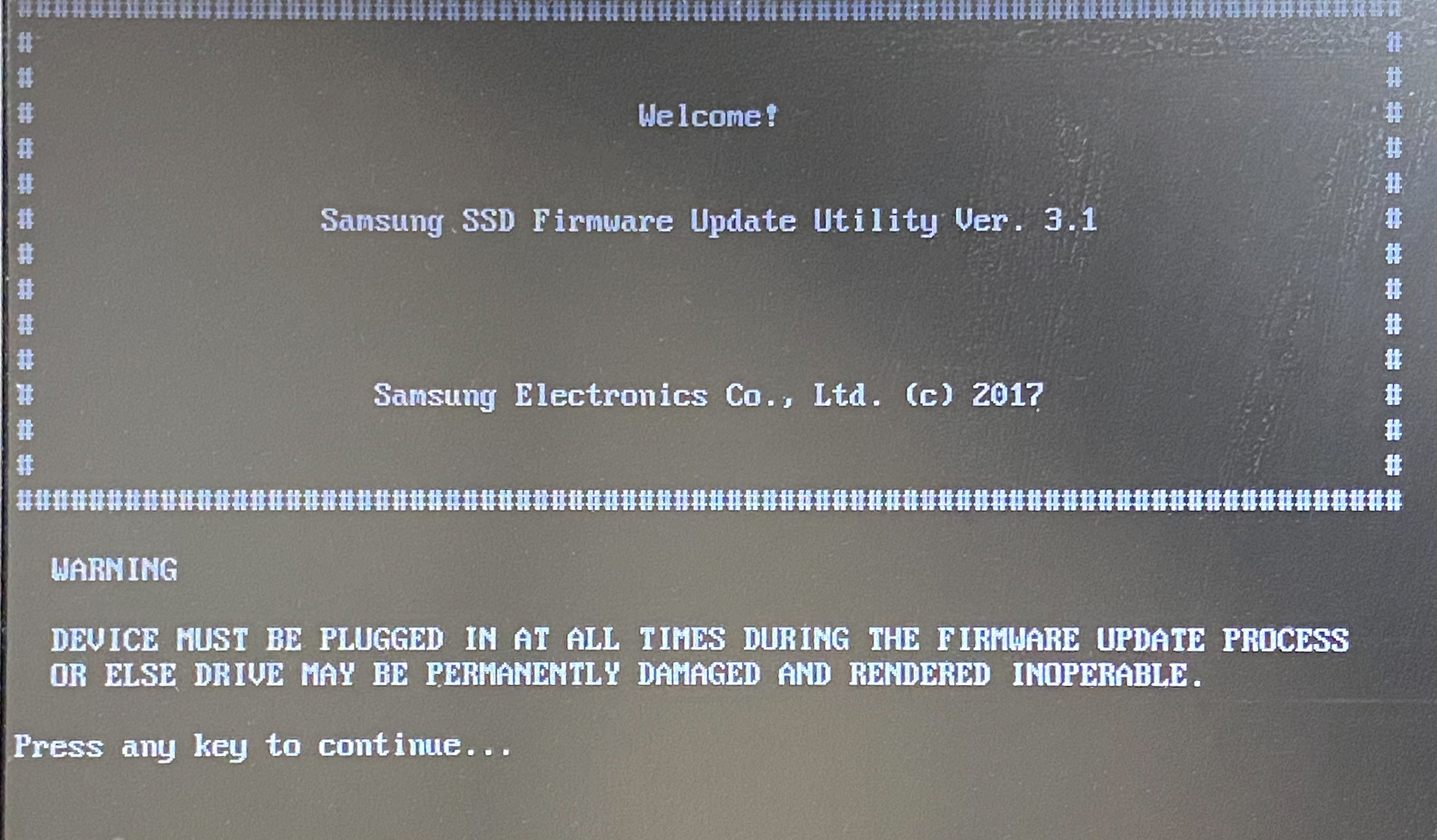 samsung ssd firmware update