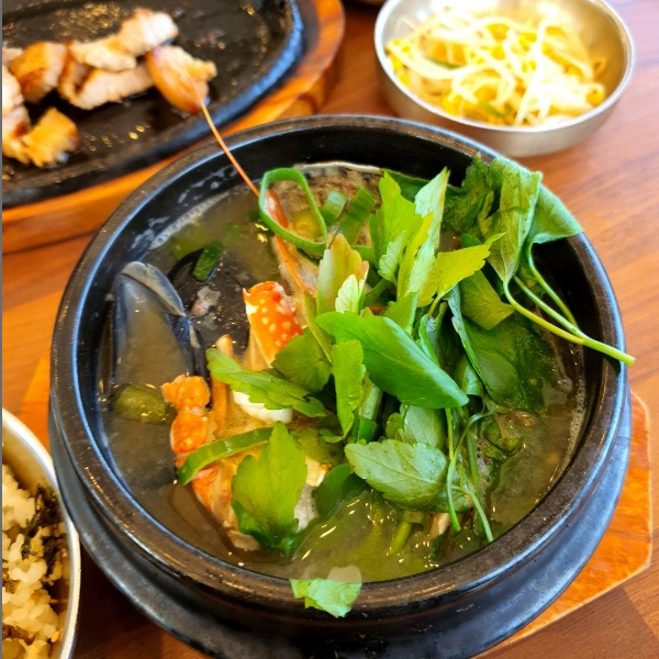 전복뚝배기와 전복밥