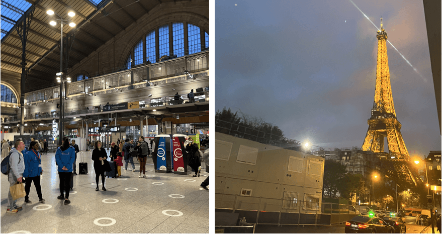 유로스타-파리북역-나와서-택시탄-후-숙소도착