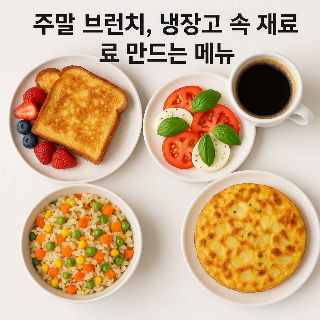 냉장고 속 재료로 만드는 메뉴