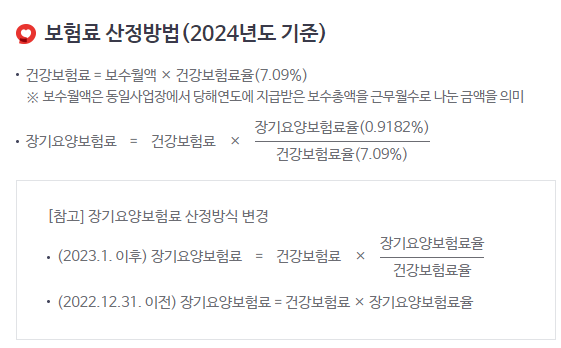 보험료 산정방법