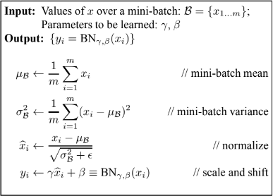 Batch Normalization