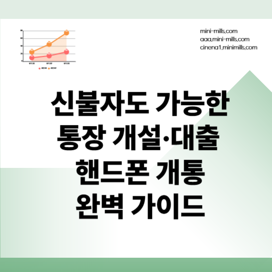 통장개설·대출·핸드폰