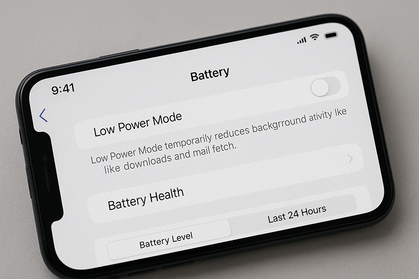아이폰-배터리-설정-화면