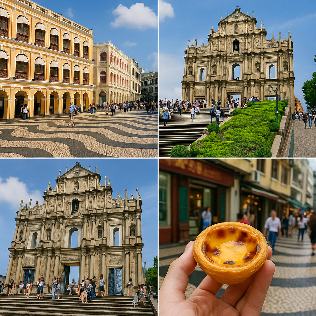 마카오 하루 만에 끝내기! 성 바울 성당·에그타르트 놓치지 않는 '최적의 동선'