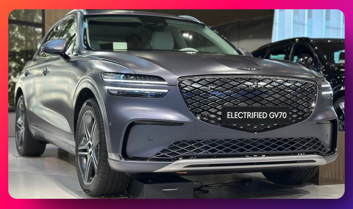 2025 일렉트리파이드 GV70 디자인 제원