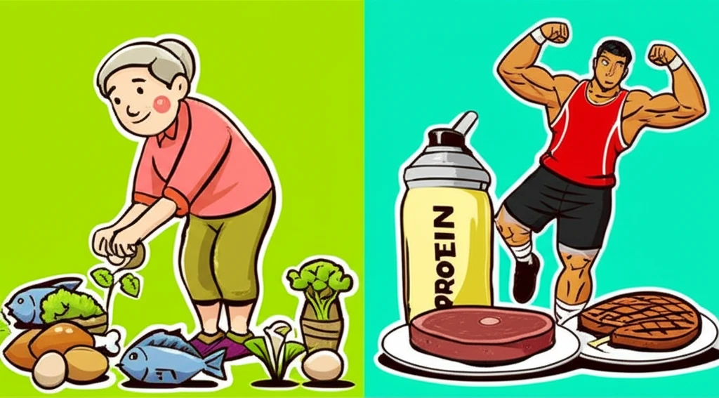 노년층 근감소증 예방 단백질 1.2g..