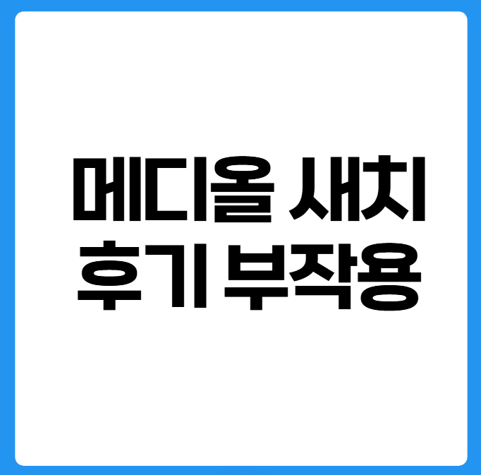 메디올 새치염색약 내돈내산