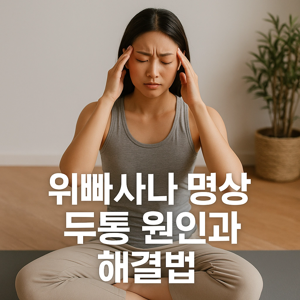 위빠사나 명상 두통 원인과 해결법