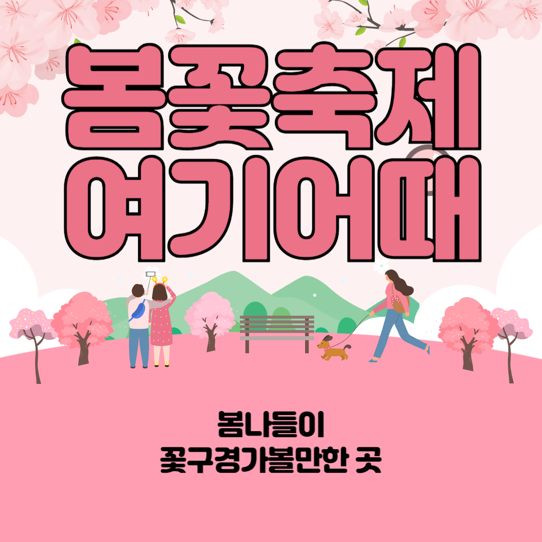 봄꽃축제 종류 개화시기 봄나들이 꽃구경가볼만한 곳은 여기!