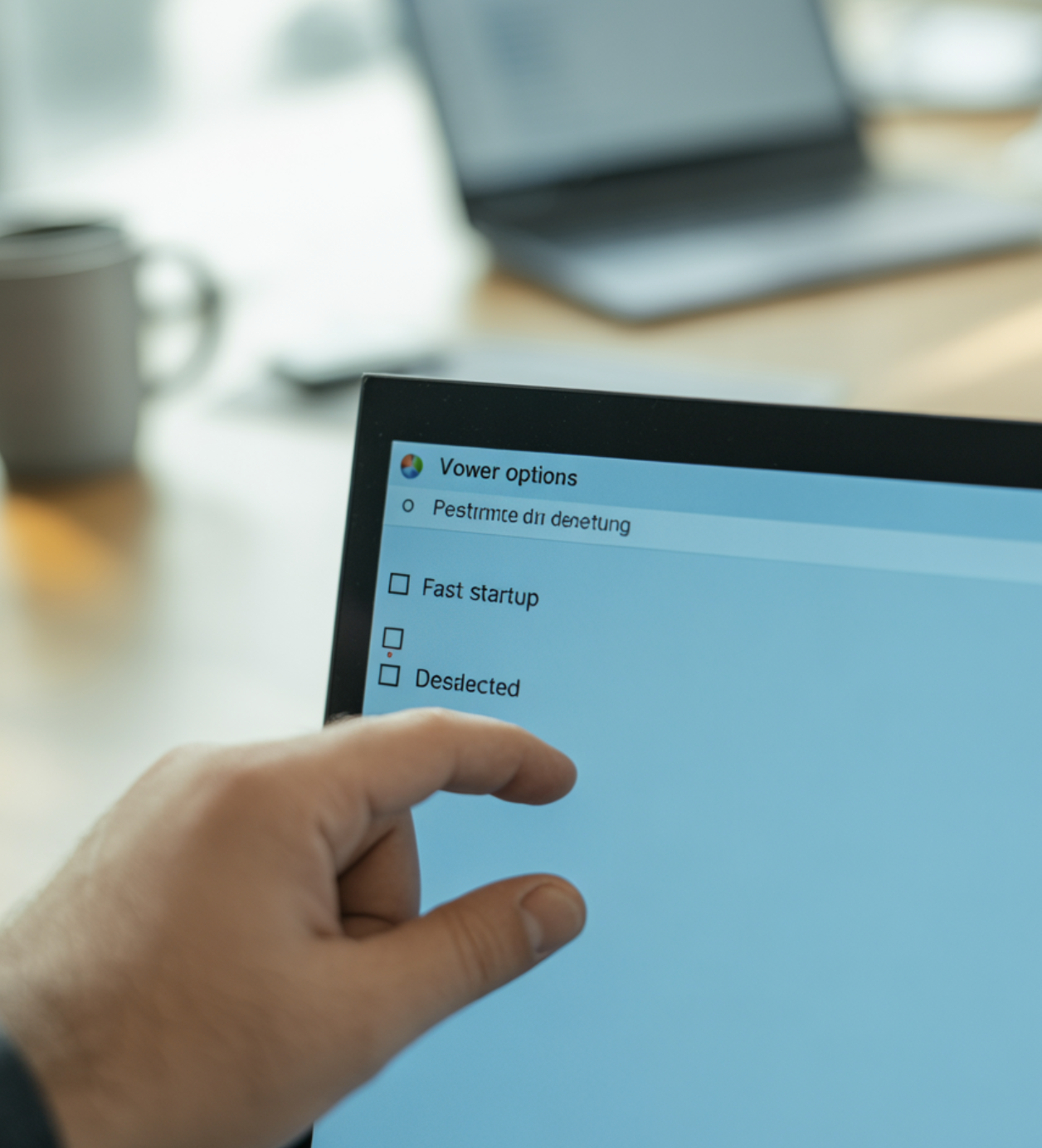 1. 가장 유력한 용의자&amp;#44; &lsquo;빠른 시작 켜기&rsquo; 해제