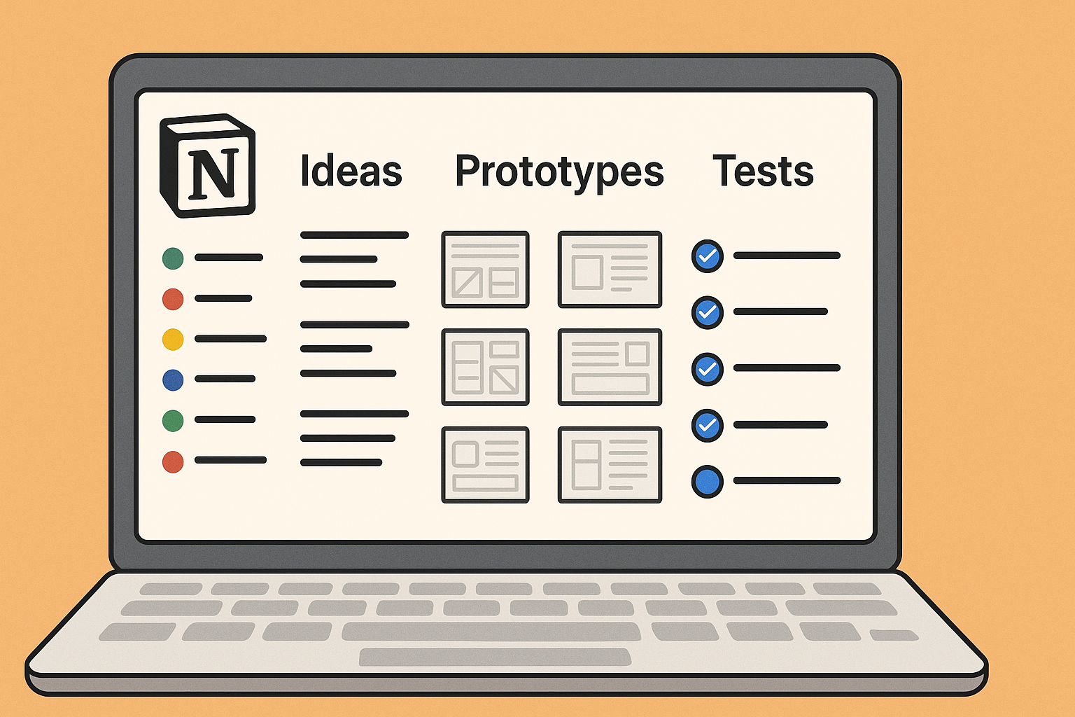 노션 DB로 디자인씽킹 기록 관련 이미지