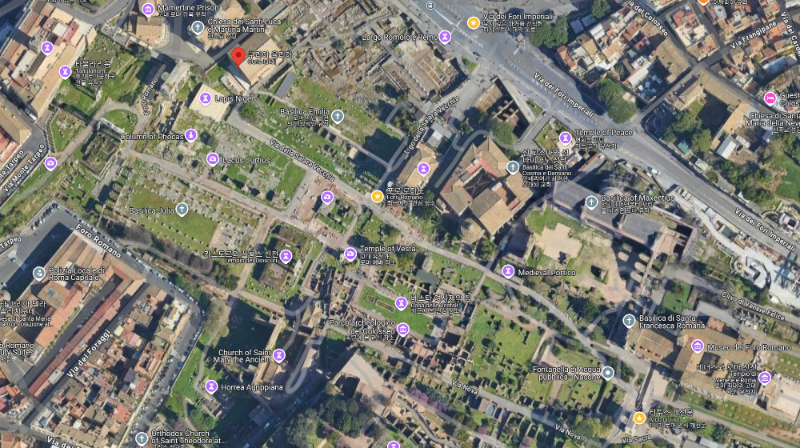 포로 로마노를 방문하다.