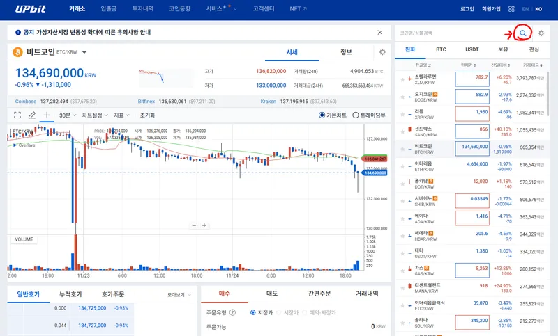 김치프리미엄 사이트