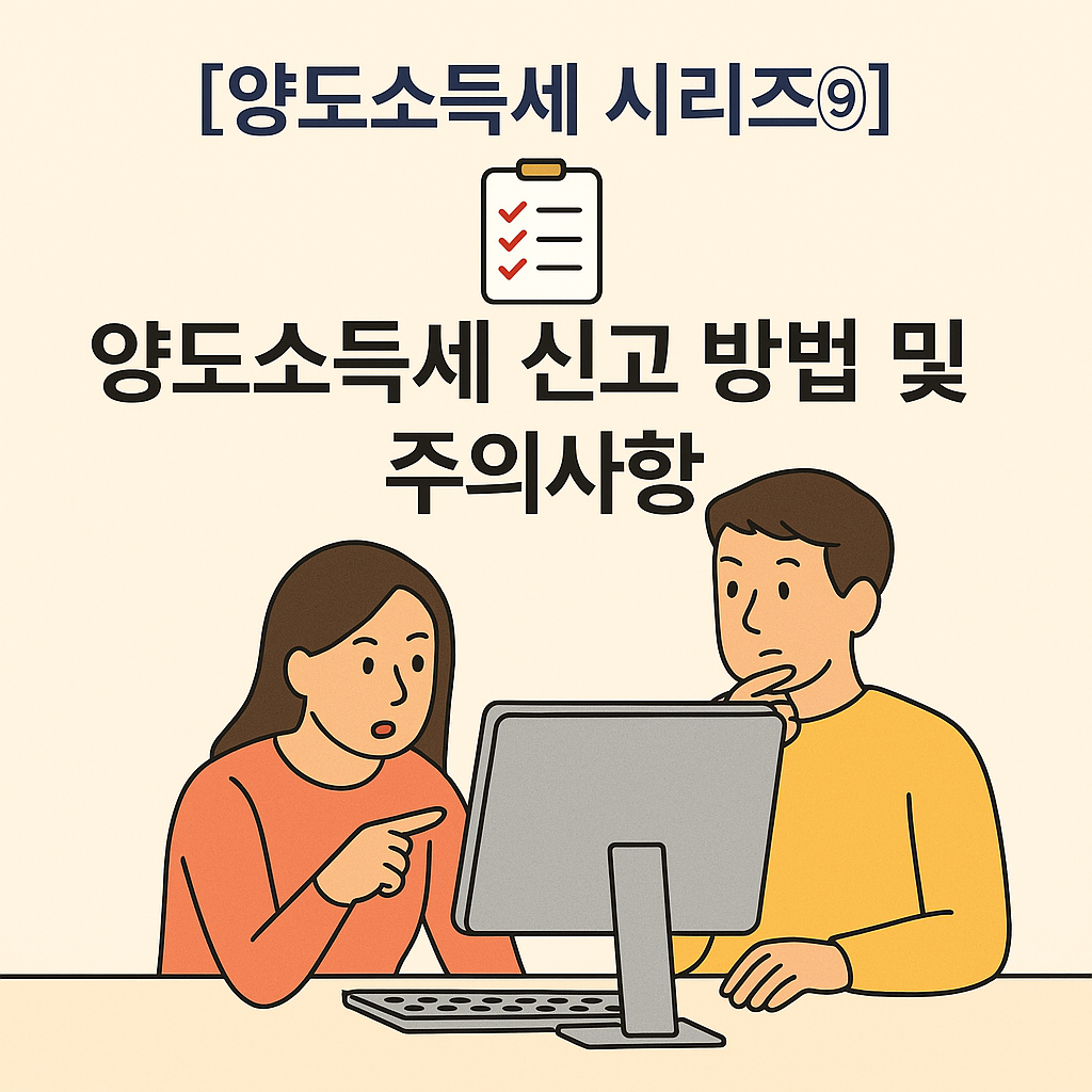 양도세신고방법에 대한 글 썸네일 이미지