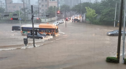 군산 물폭탄