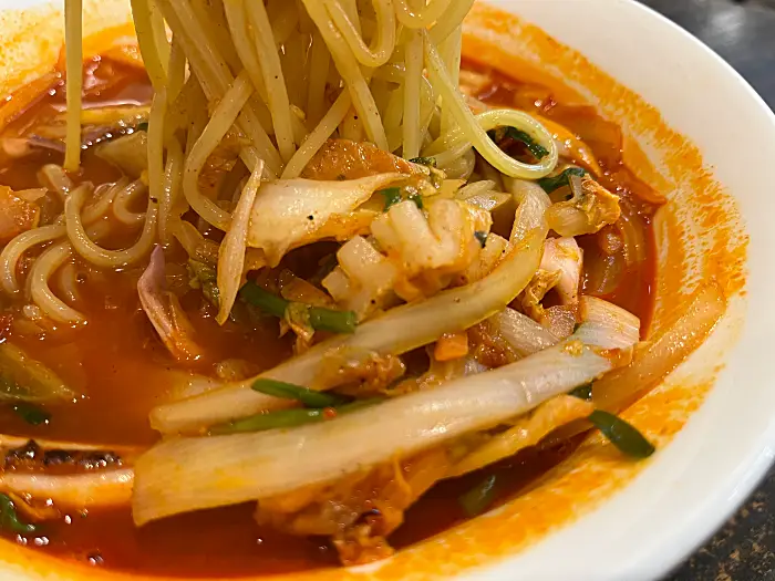 짬봉 내용물
