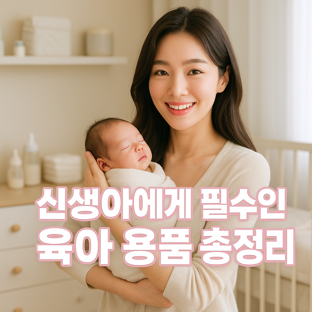 신생아 필수 육아 용품 총정리 2025
