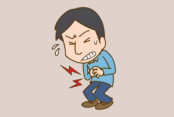 복통에-시달리는-남성