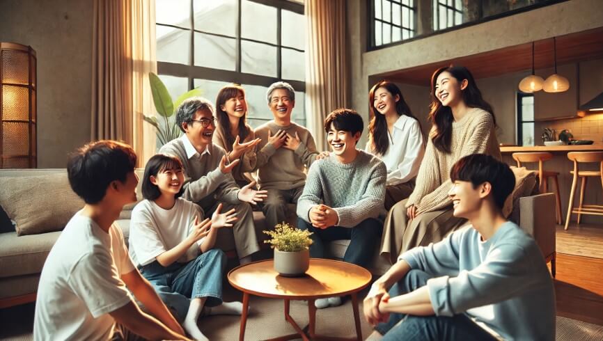 한국인의 심리 특징을 나타내는 사진