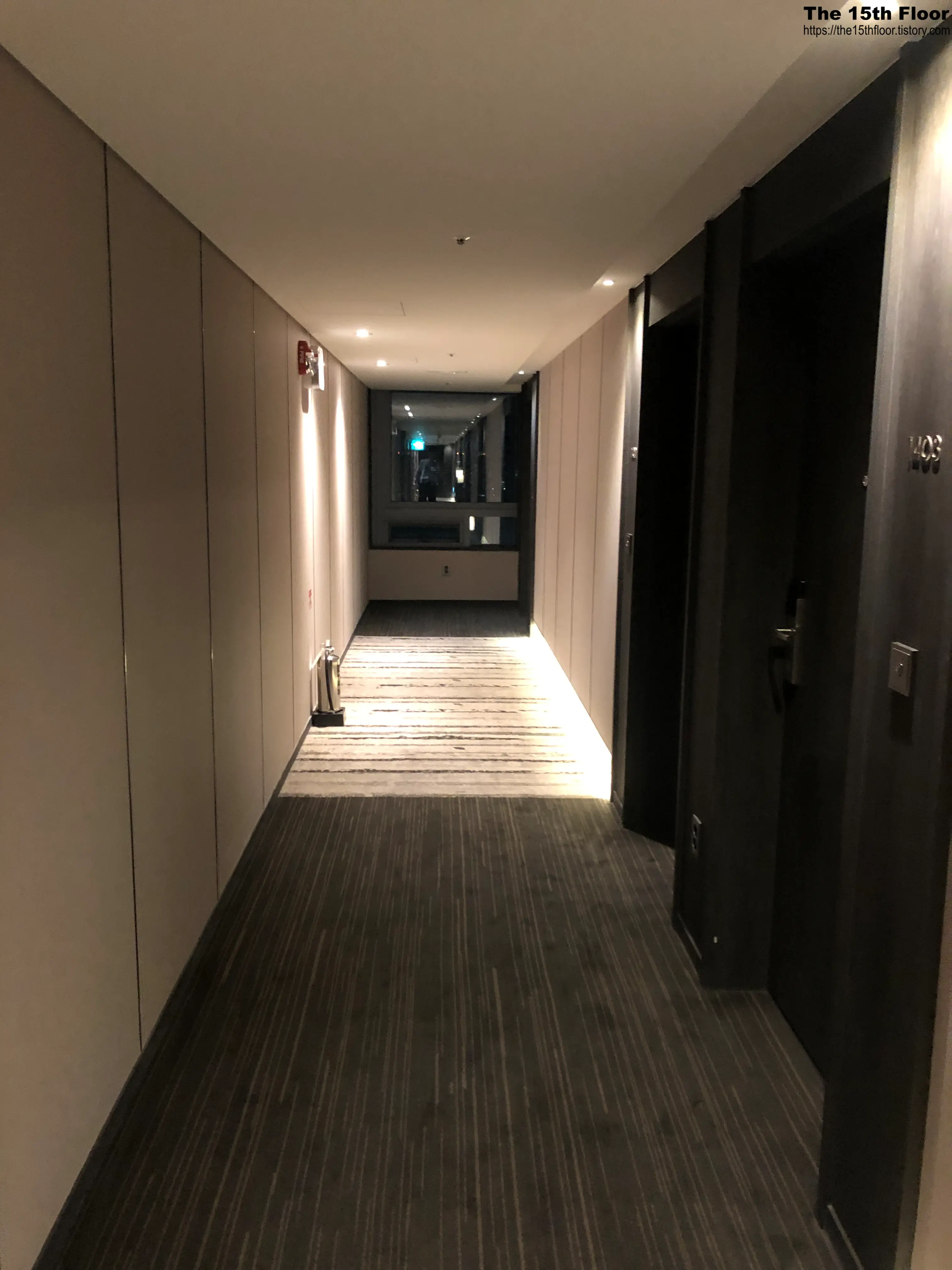 인터불고 엑스코 호텔 복도