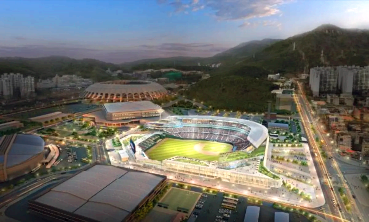 사직 야구장 조감도