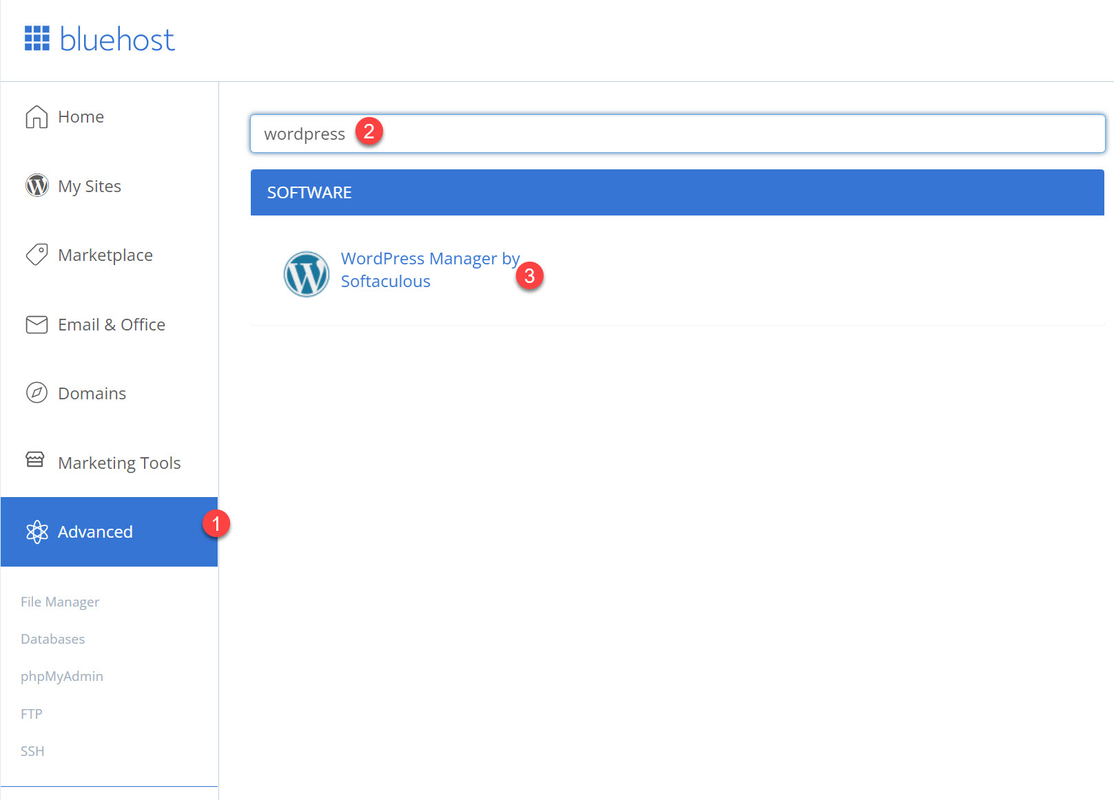 블루호스트(Bluehost)에 워드프레스를 자동으로 설치하는 방법