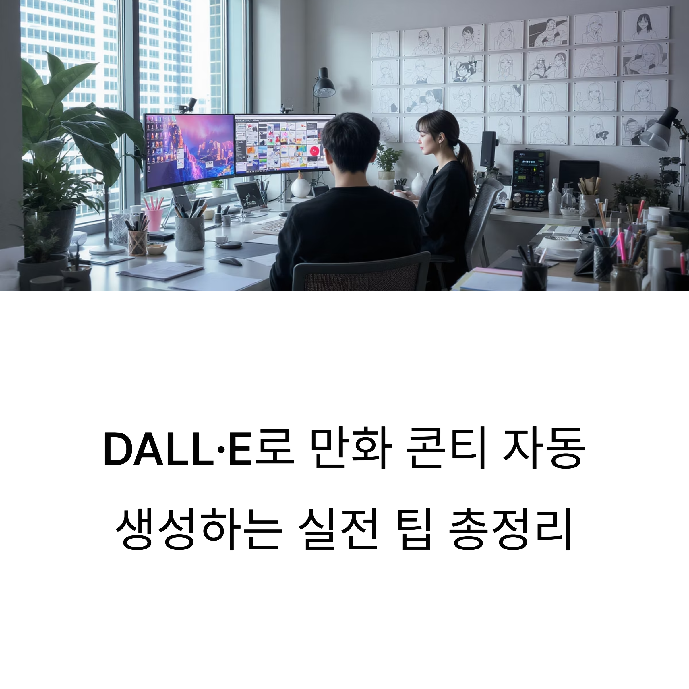 DALL·E로 만화 콘티 자동 생성하는 법부터 실제 활용 가능한 프롬프트 예시까지! AI로 쉽고 빠르게 콘티 완성하는 핵심 꿀팁 총정리!