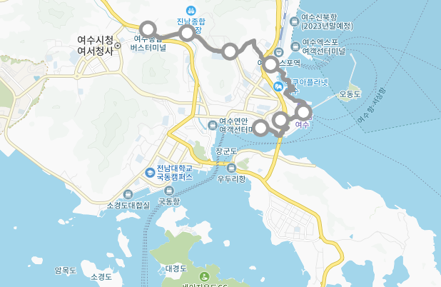 전남 여수 명소 가볼만한곳 걷기좋은 둘레길 남파랑길 52, 53, 54코스