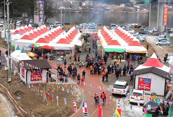 가평 청평 북한강 대성리 송어축제