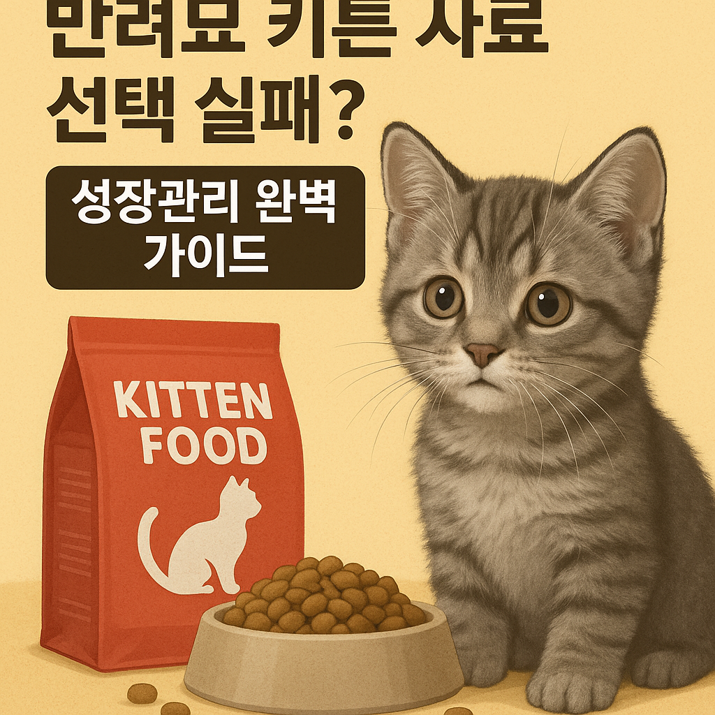 반려묘 키튼 사료