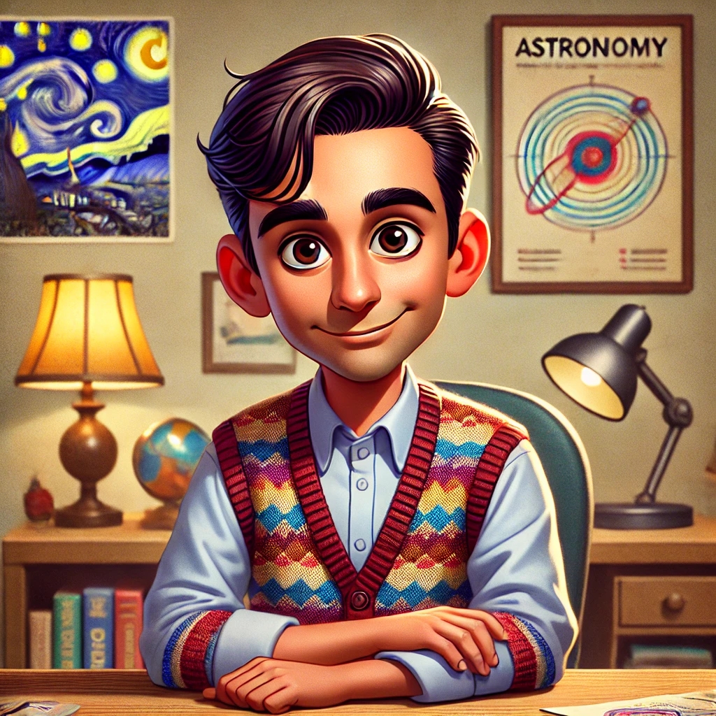 미국 드라마 빅뱅 이론에서 인도 출신 과학자 라지를 연상 시키는 이미지