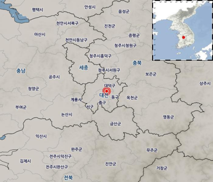 대전 지진