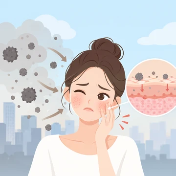 미세먼지로 건조하고 예민해진 피부 관리1