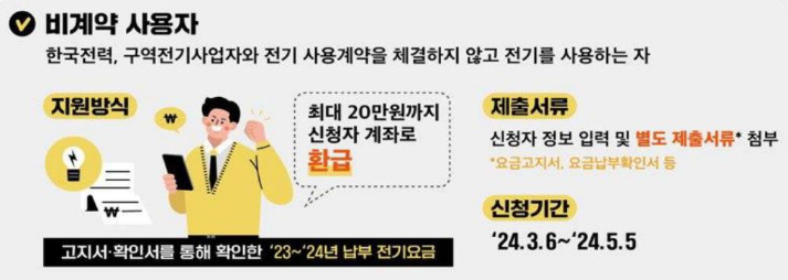 소상공인 전기요금 특별지원 20만원 신청하기