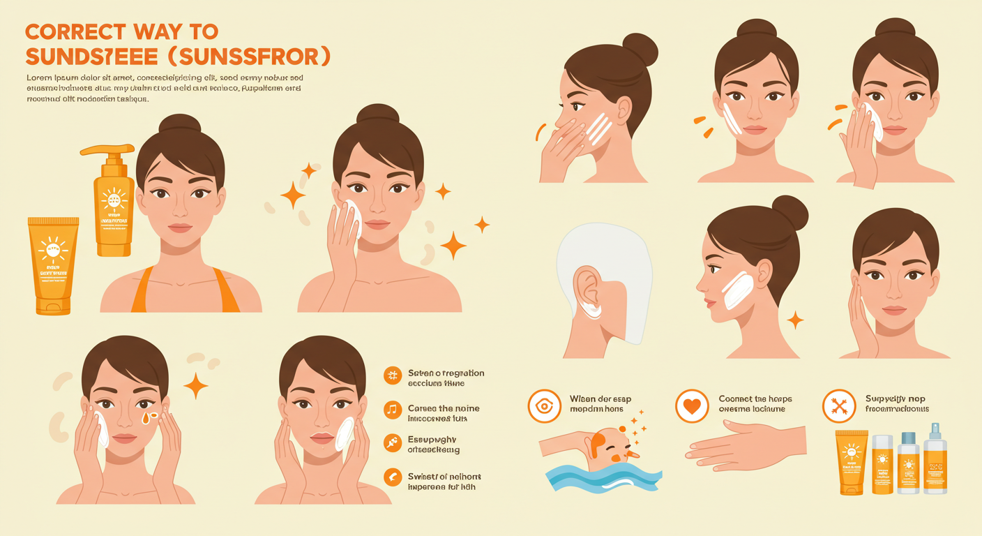효과적인 선크림 사용법