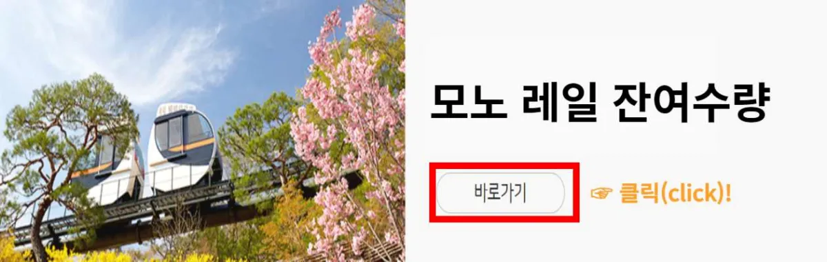 화담숲-모노레일-탑승권