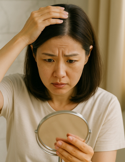 여성 가르마탈모, 정수리탈모 예방법
