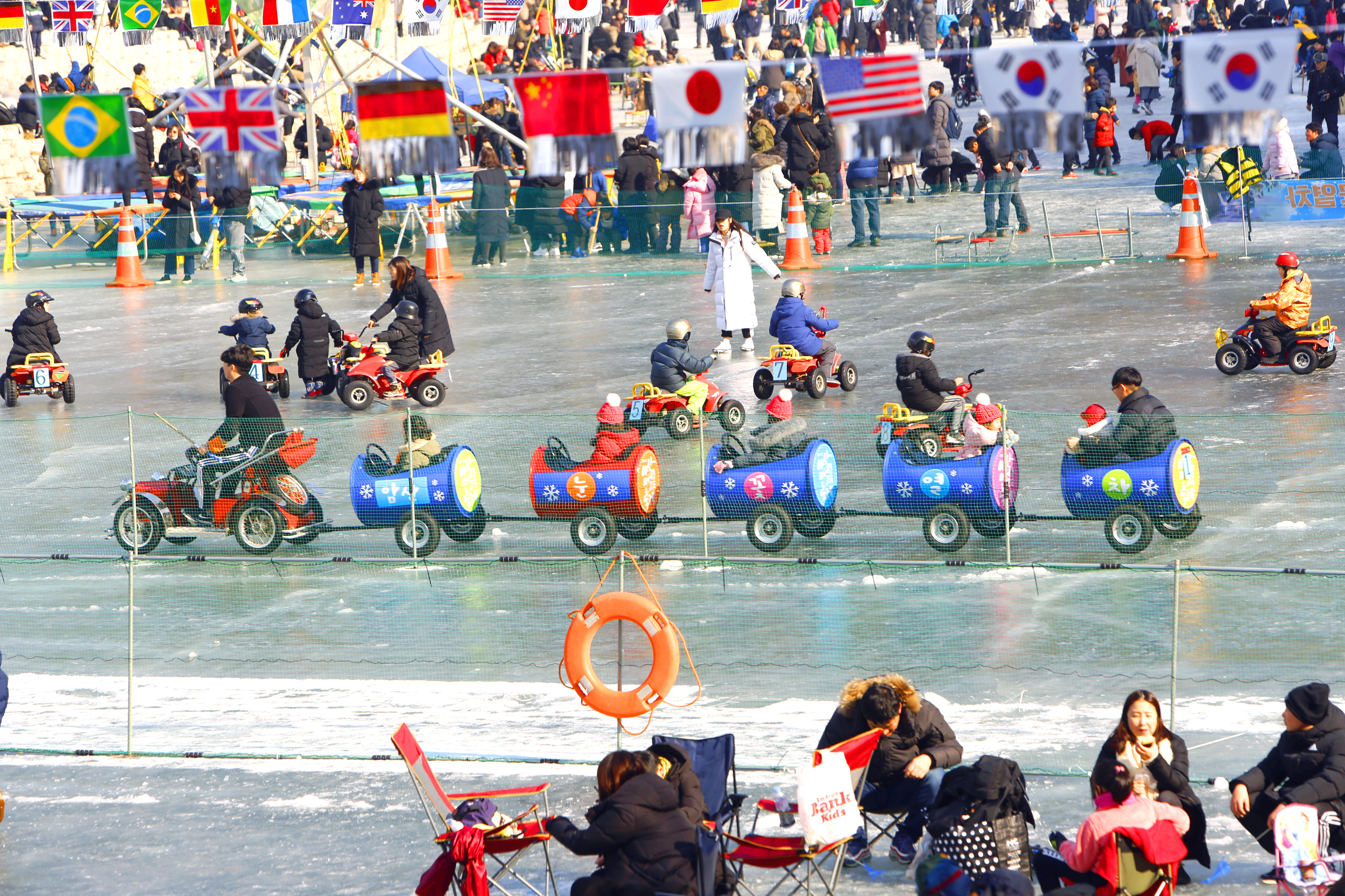 안동 암산 얼음축제