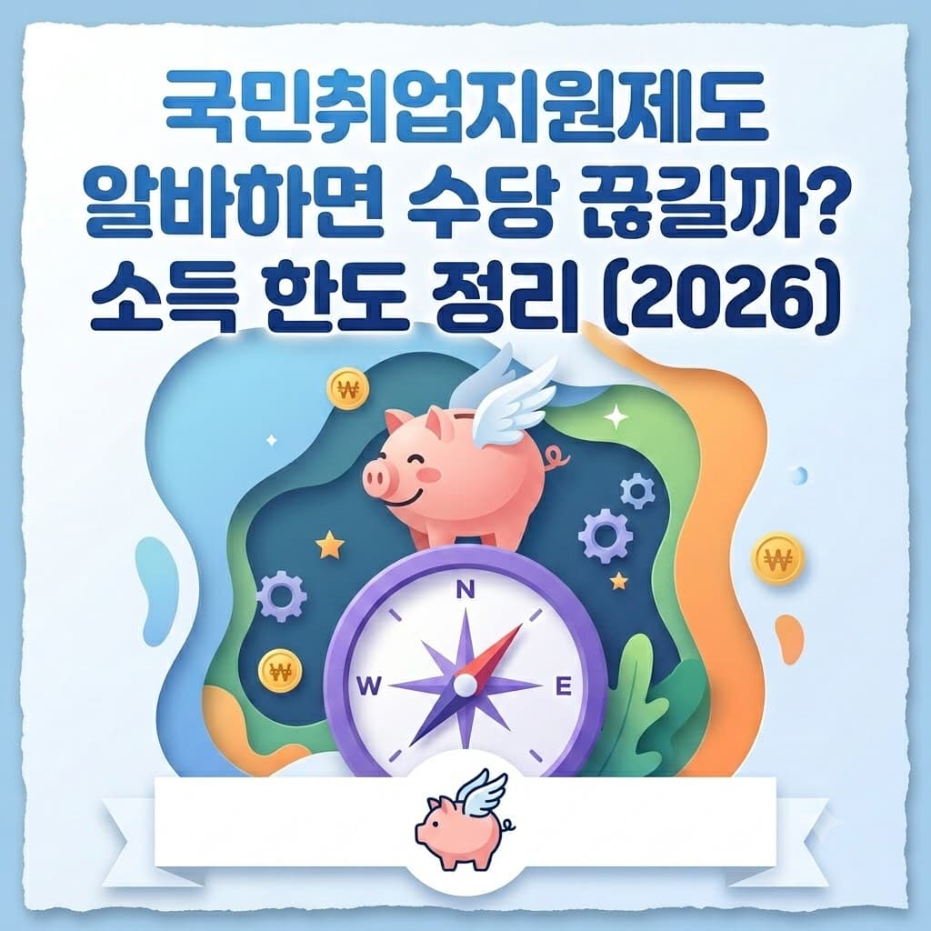 국민취업지원제도 알바 소득 한도 2026 차액 지급 구직촉진수당 신고 방법