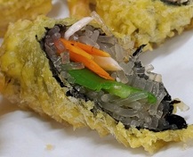 야채김말이튀김