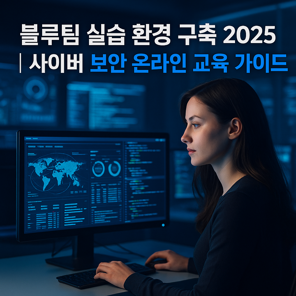 블루팀 실습 환경 구축 2025 ｜ 사이버 보안 온라인 교육 가이드