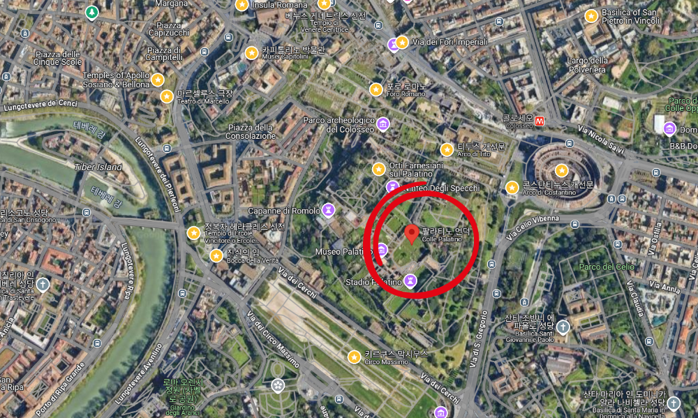 팔라티노 언덕에 가다.