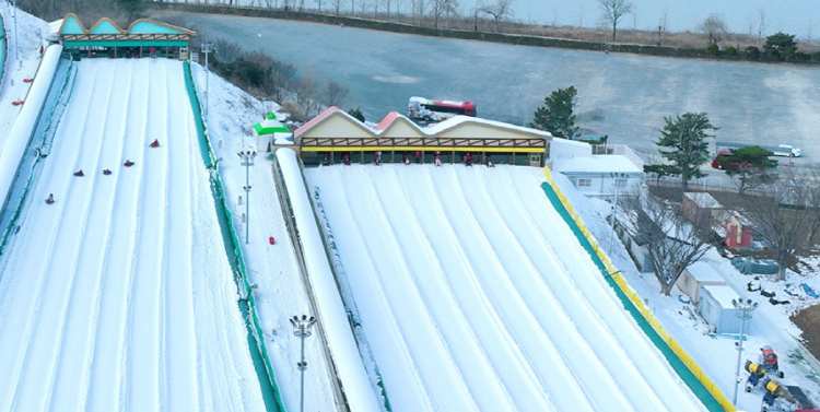 경주월드 눈썰매장 스노우파크