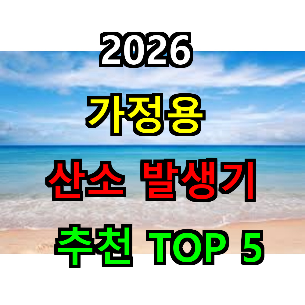 2026 가정용 산소발생기 추천 TOP 5