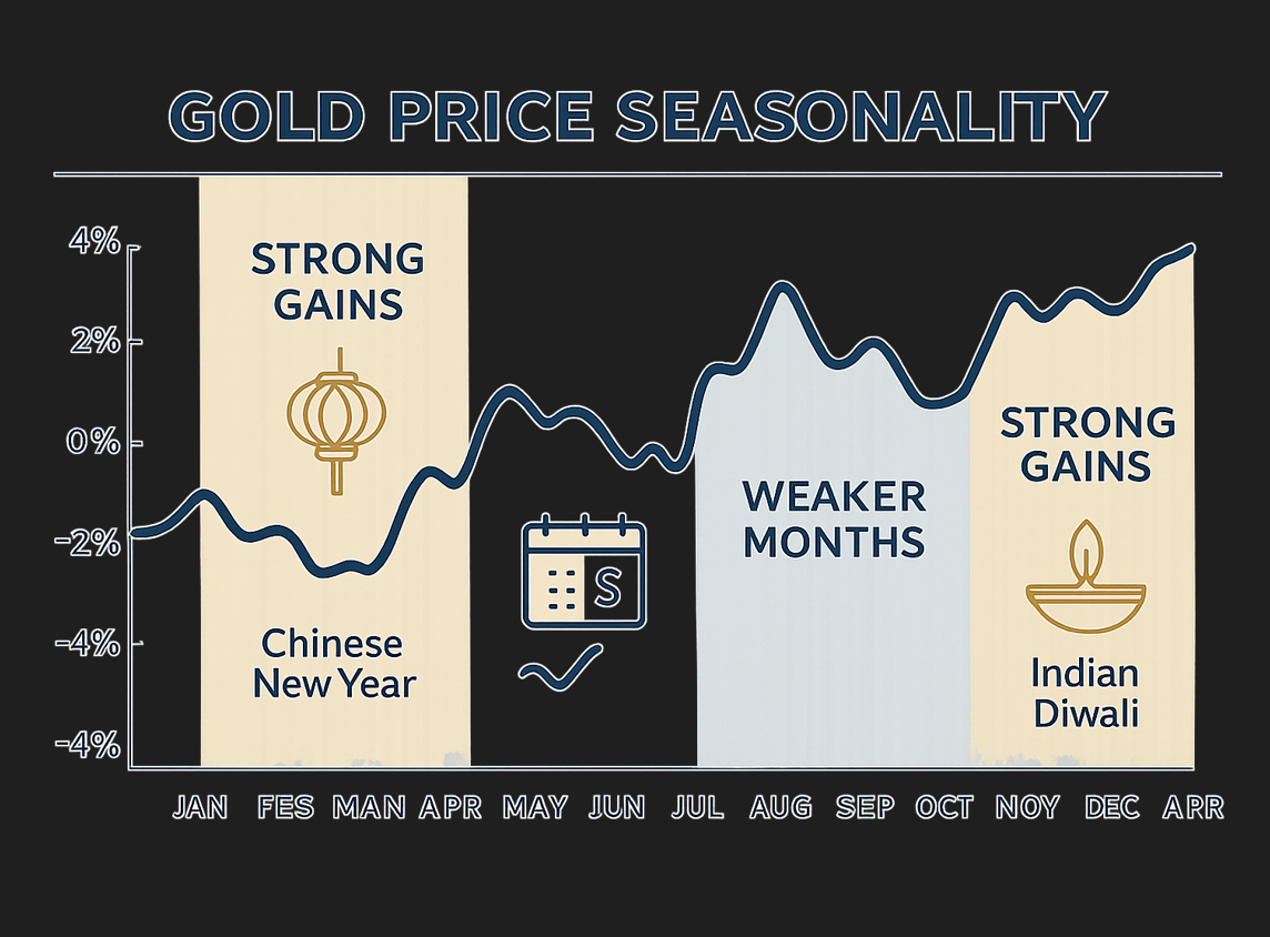 금값의 계절성(Gold Price Seasonality)
