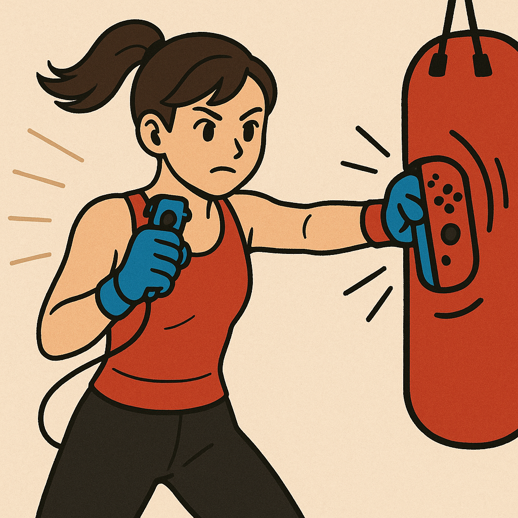 Joy-Con 센서로 즐기는 복싱 운동