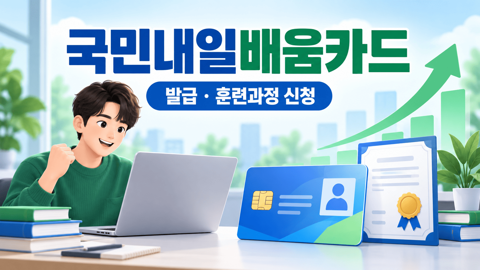 국민내일배움카드 발급 신청 방법 ❘ 고용24 훈련과정 선택 순서