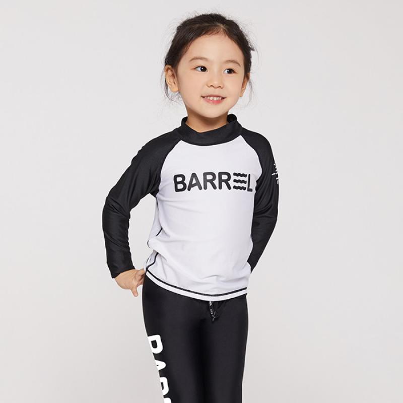 배럴 키즈 칼리 래쉬가드 BG1KWRG83WBK
