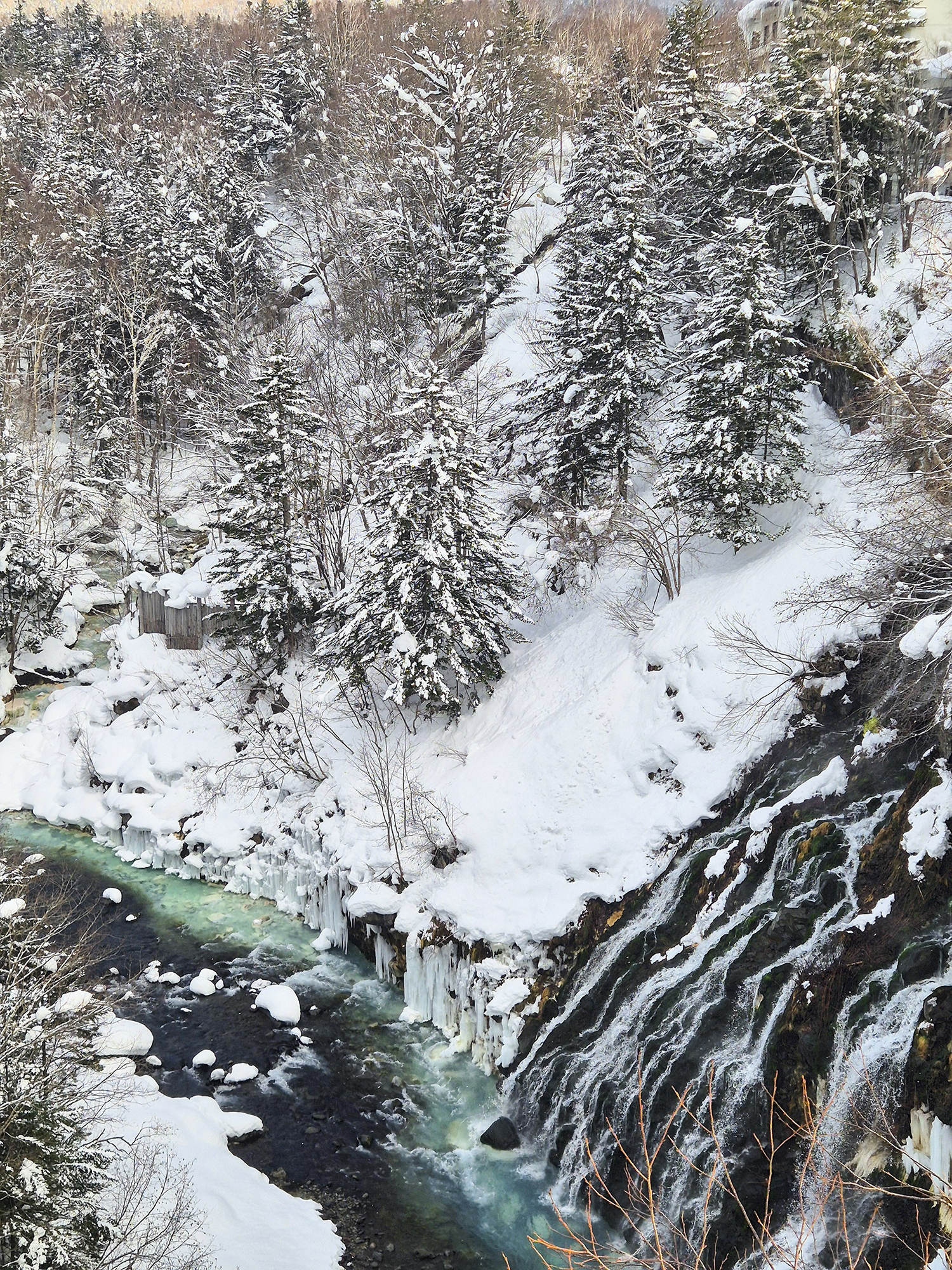 흰수염폭포 사진